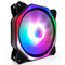 Coolmoon 120mm Adjustable RGB LED Light CPU Cooling Fan Mute Octagon Computer PC Case Cooling Fan