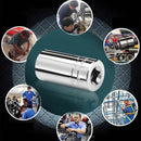 INSMA 7-19mm Socket Adapter with Power Drill Adapter Universal Sleeve Torque Wrench Head