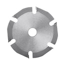 Drillpro 125mm 6 Teeth Circular Saw Blade Carbide Tipped Wood Carving Cutting Disc for Angle Grinders