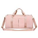 Waterproof Travel Duffel Bag Outdoor Sports Fitness Gym Yoga Bag Handbag Shoes Compartment