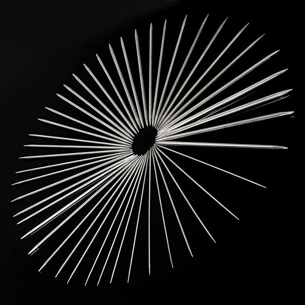 55pcs 11 Sizes Stainless Steel Double Pointed Knitting Needles Hat Sweater Scarf Crochet Hook