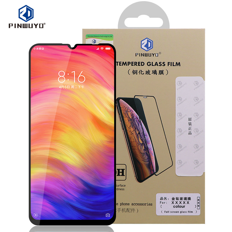 MOFI 9H Diamond Anti-explosion Full Cover Tempered Glass Screen Protector for Xiaomi Redmi Note 7