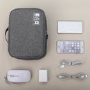 Double Layer Waterproof Digital Bag Data Line Headphone Charger Storage Bag Organizer