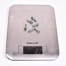 6Pcs/Box Mountain Bike Bicycle Handlebar Alloy Screw Titanium Plated Screw M5/M6*18MM