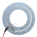 27W 5730 SMD LED Double Panel Circles Annular Ceiling Light Fixtures Board Lamp