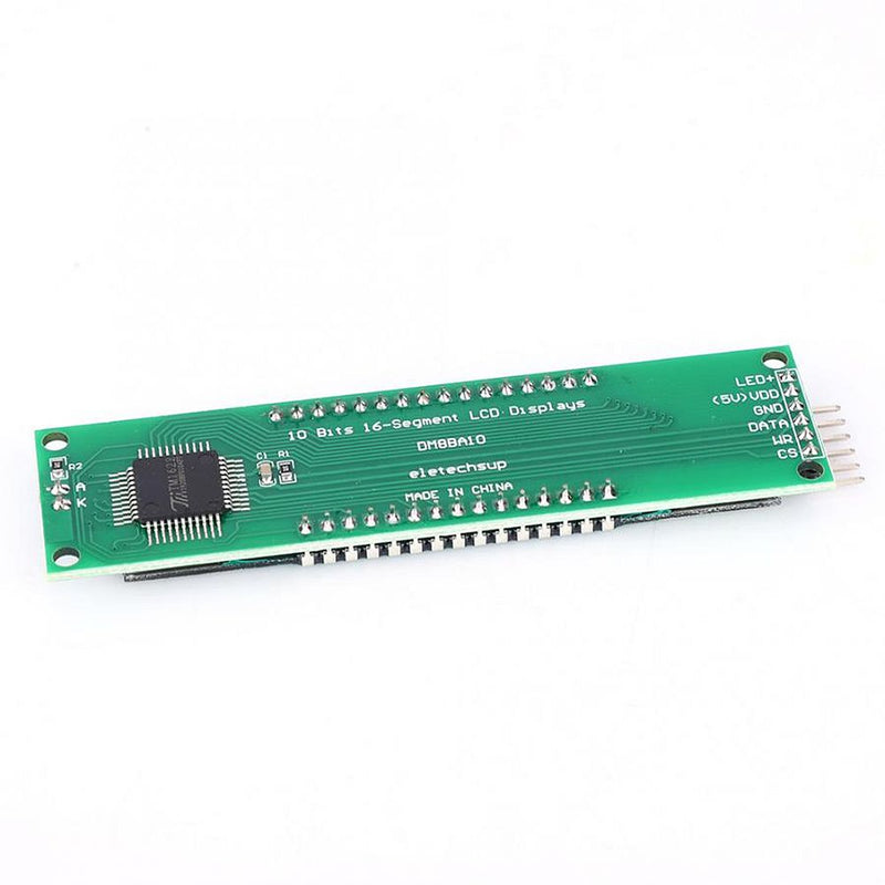 DM8BA10 10-Bit 16-Segment LCD Display Panel LED Module DC 5V TM1622 Chip TM1622 Compatible with HT1622