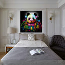 Miico Hand Painted Oil Paintings Animal Panda Paintings Wall Art For Home Decoration