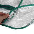 69x49x126cm Apex Roof 3-Tiers Garden Greenhouse Hot Plant House Shelf Shed Clear PVC Cover