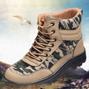 TENGOO Steel Toe Safety Shoes Labor Insurance Shoes Waterproof Anti-Smashing Non-Slip Outdoor Hiking Work Shoes