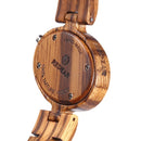 REDEAR SJ1680 Lightweight Women Watches Wood Band Quartz Wrist Watch