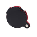 5X Glass Lens Pocket Magnifier with Leather Pouch Folding Magnifying Tool