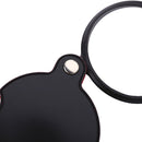 5X Glass Lens Pocket Magnifier with Leather Pouch Folding Magnifying Tool