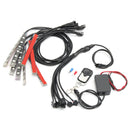 8X Multicolor 5050 LED Remote Light Strip For Kawasaki Honda BMW Halley Audi