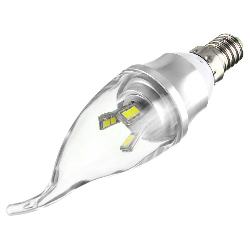 E27 E14 E12 B22 B15 3W LED Pure White Warm White 15 SMD 2835 LED Candle Light Lamp Bulb AC85-265V