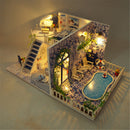 DIY Dolls House Handcraft Light Furniture Kids Toys Gifts Project Miniature Kit