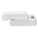 Plastic White Crescent Window Casement Sash Lock Lever Handle Latch Fastener