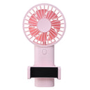 Portable Mini Handheld Desktop Table USB Fan 3 Modes Air Cooling Fan With Phone Holder