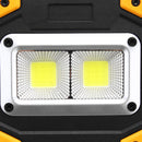 XANES 30W 1000LM 2 COB Work Light USB Rechargeable Waterproof LED Floodlight Emergency Hunting Fishing Lamp Night Light