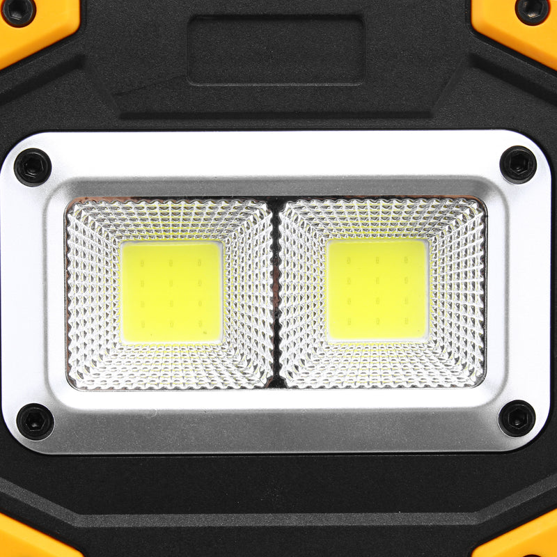 XANES 30W 1000LM 2 COB Work Light USB Rechargeable Waterproof LED Floodlight Emergency Hunting Fishing Lamp Night Light