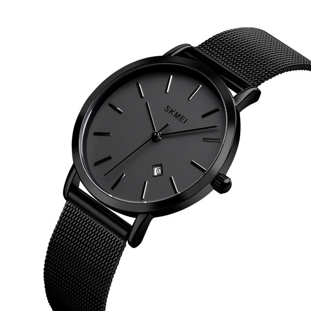 SKMEI 1530 Simple Style Chrono Waterproof Stainless Steel Fashion Women Watch Quartz Watch