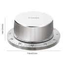 Stainless Steel ABS Mechanical Kitchen Timer with Magnetic Base for Cooking Baking Washing Timer