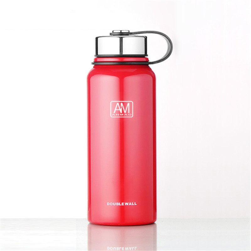 1500ml Outdoor Portable Vacuum Insulated Water Bottle Double Walled Stainless Steel Drinking Cup Sports Travel