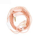 KZ Gold Plated 3.5mm 0.75mm Pin OFC Upgrading Earphone Cable for KZ ZST/ZS10/AS10/BA10 with Microphone Audio Cable
