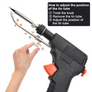 60W Automatically Send Tin Solder Iron 260-480 Adjustable Temperature Rework Station EU Plug/US Plug with Sunction Pump & Solder Wire