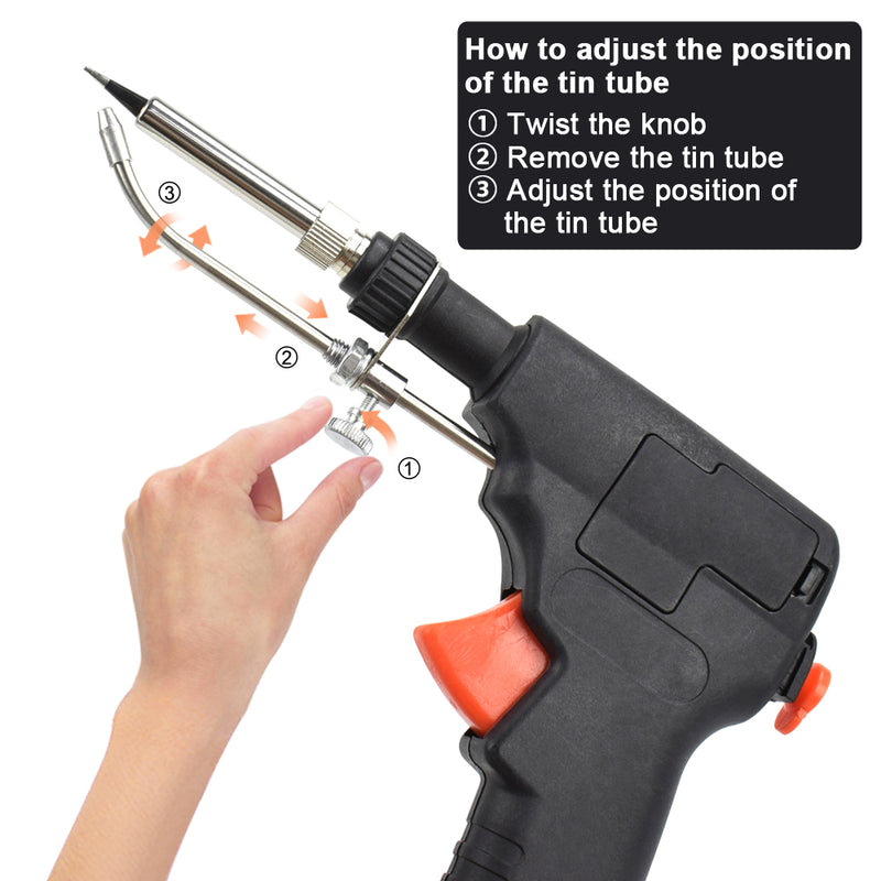 60W Automatically Send Tin Solder Iron 260-480 Adjustable Temperature Rework Station EU Plug/US Plug with Sunction Pump & Solder Wire