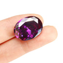28.35ct 20x15mm Purple Oval Elliptical Cut Gemstone VVS AAA Jewelry Loose Gems Decorations