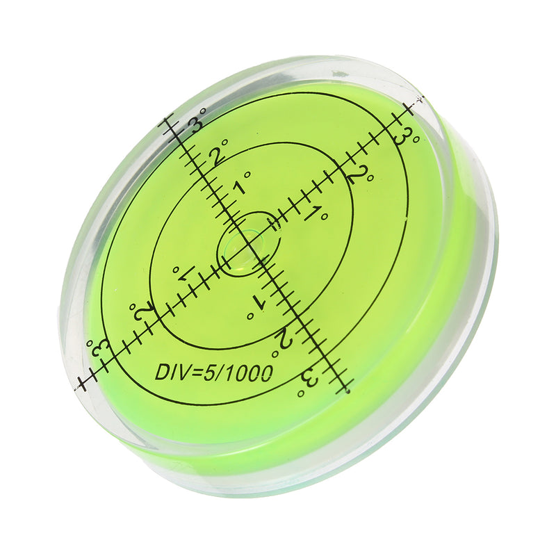10pcs 60mm Large Spirit Bubble Level Degree Mark Surface Circular Measuring Bulls Eyes