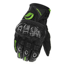 Touch Screen Carbon Fiber Sheepskin Gloves Motorcycle Racing Full Finger Glove