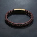 Hand-woven Multi-layer Leather Creative Men's PU Bracelet