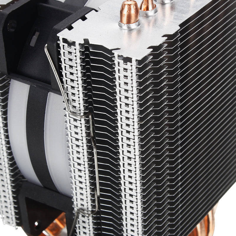 DIY Removable CPU Cooler RGB Cooling Fan For Intel 775 1150 1151 1155 1156 1366 AMD AM4