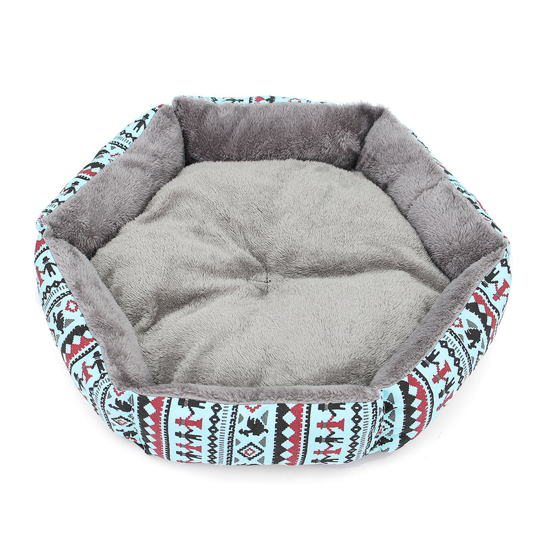 48cm Pet Dog Cat Bed Soft Cushion Winter Warm Kennel Mat Pad Blanket Gift