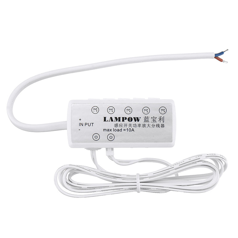 Lampow LP-5815 DC5-24V Inductive Switch Power Amplification Splitter (1 to 5)