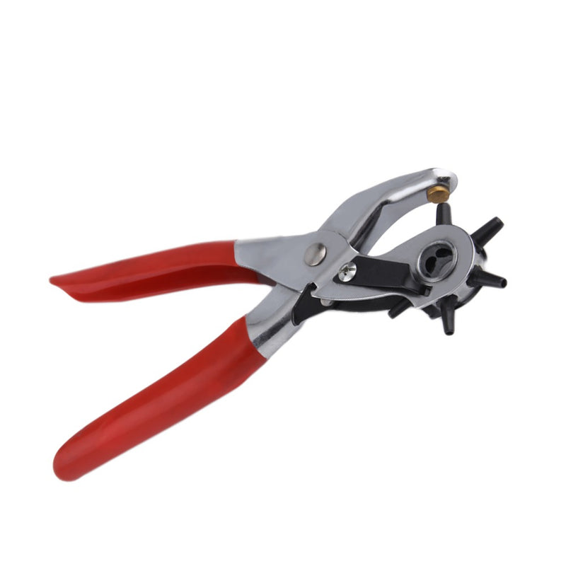 Honana WX-B2 Multi-function Portable Puncher Carbon Steel & PVC Red Belt Hole Puncher