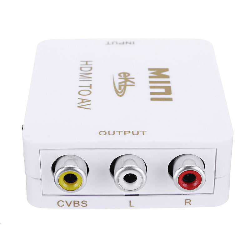 EKL 1080P HDMI To AV CABS RCA Video Adapter Converter for AV HDTA Projectors