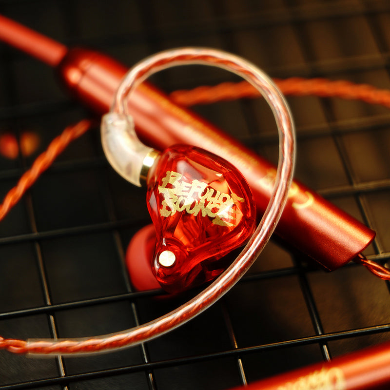 3.5mm Wired Control Hifi Earphone 2 Pin Detachable Cable Dynamic Driver Super Bass In-ear Headset for Sports Gaming