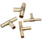 6mm 8mm 10mm 12mm Brass T Piece 3 Way Fuel Hose Joiner Connector For Air Oil Gas