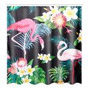 3 PCS Bathroom Carpet Set Toilet Cover Shower Curtain Sets Polyester Fabric