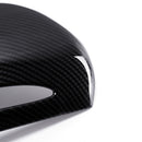 Car Rearview Mirror Cover Caps Carbon Fiber for Mercedes-Benz W205 GLC 2015-18 Left-hand Driving