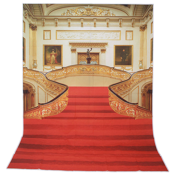1.5x2.1m 5x7ft Golden Palace Vinyl Studio Photo Photography Backdrop Background