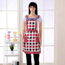Honana Women Lady Kitchen Aprons Dress Restaurant Home Kitchen Pocket Cooking Funny Cotton Aprons