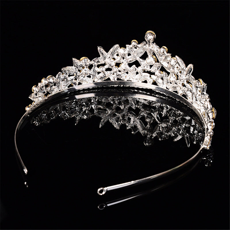 Wedding Jewelry Pageant Crown Headband Crystal Rhinestone Bridal Princess Tiara Headband