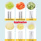Multi-functional Vegetable Slicer Household Potato Potato Chip Slicer Radish Grater Kitchen Tools Vegetable Cutter