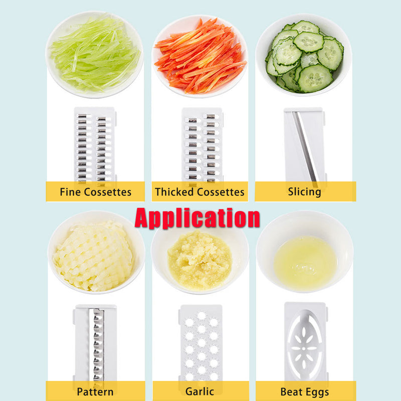 Multi-functional Vegetable Slicer Household Potato Potato Chip Slicer Radish Grater Kitchen Tools Vegetable Cutter