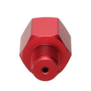 Adapter Converts CO2 Tank to Standard 5/8-18 Male Female & W21.8 Fitting Fitting Red