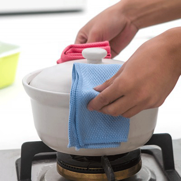 KCASA KC-CS015 Multifunction Assorted Microfiber Dish Cloth Cleaning Washcloth Towel Kitchen Tools