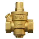 TMOK 1/2" 3/4" 1" Brass Adjustable Water Heater Pressure Reducing Valve with Gauge Meter Safety Relief Valve Pressure Regulator Controller